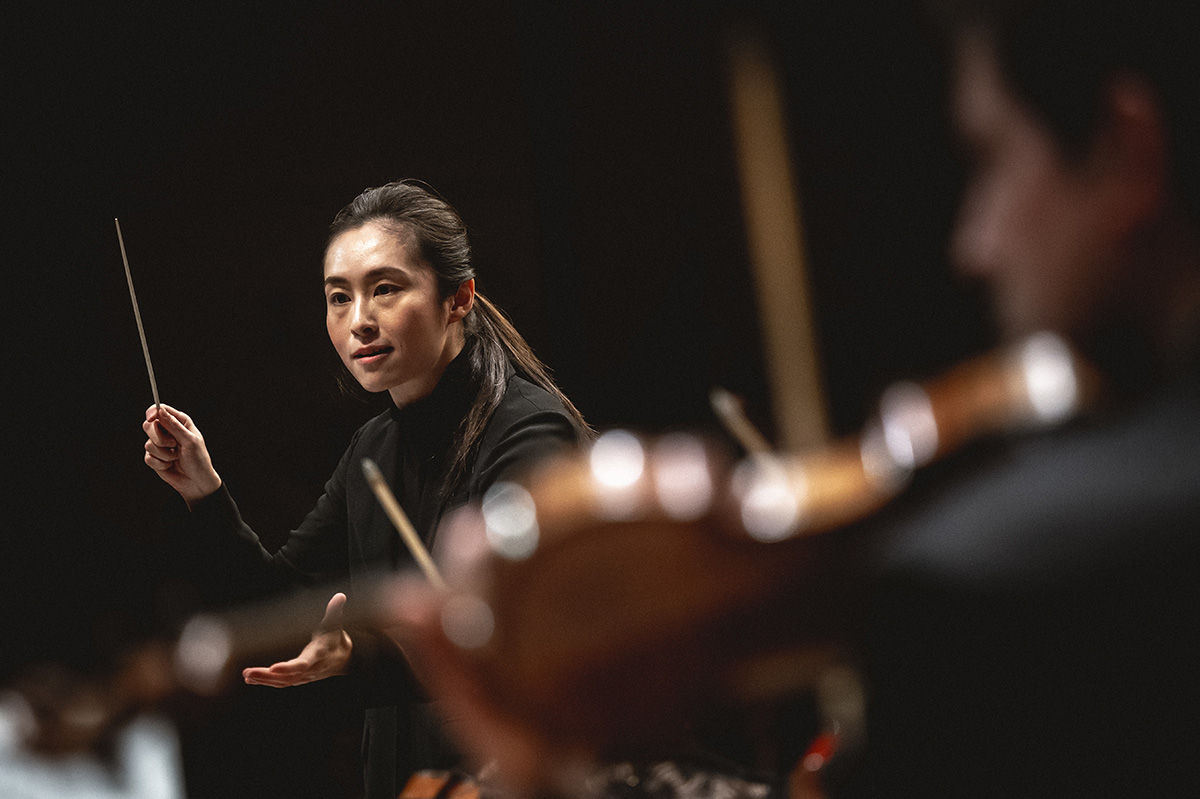 Sophie Mok conducting 3